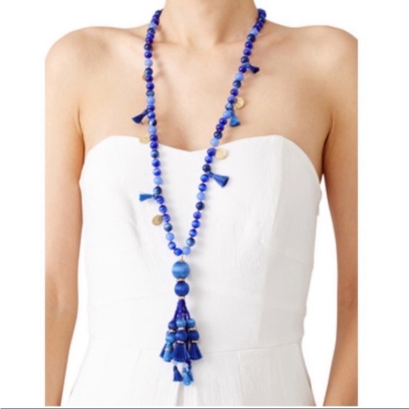 Kate Spade Beaded Coin and Tassel Necklace - Picture 14 of 14